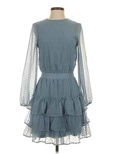 Express Cocktail Dress In Blue