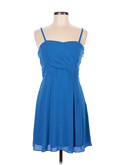 Pre-owned Express Cocktail Dress In Blue