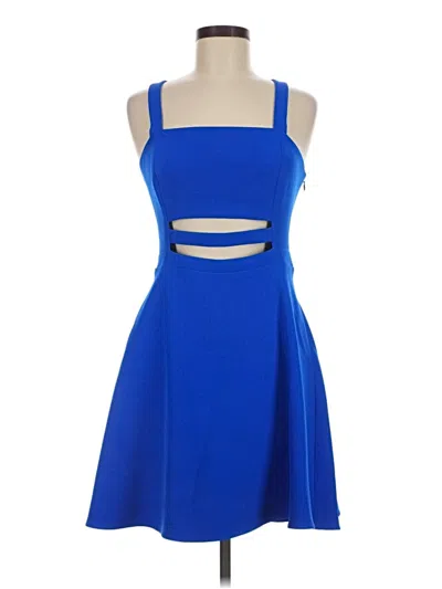 Pre-owned Express Cocktail Dress In Blue