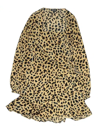 Pre-owned Express Cocktail Dress In Brown