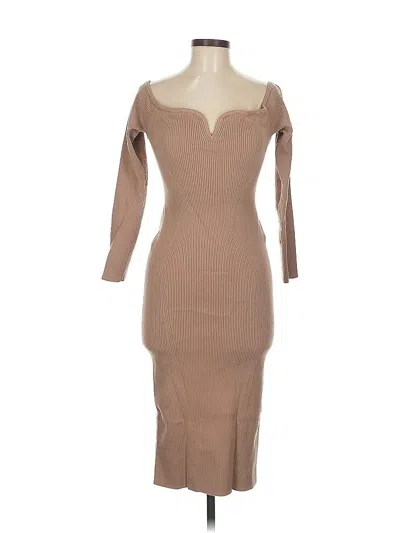 Pre-owned Express Cocktail Dress In Brown