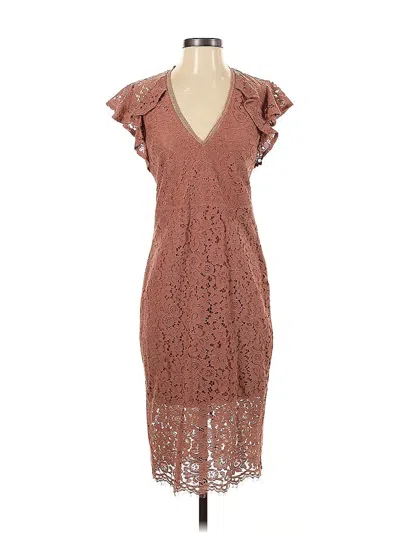 Pre-owned Express Cocktail Dress In Brown