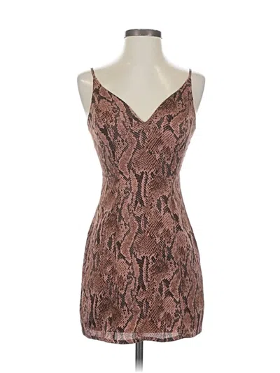 Pre-owned Express Cocktail Dress In Brown