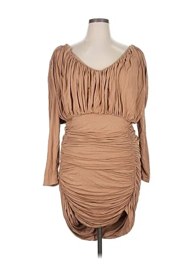 Pre-owned Express Cocktail Dress In Brown