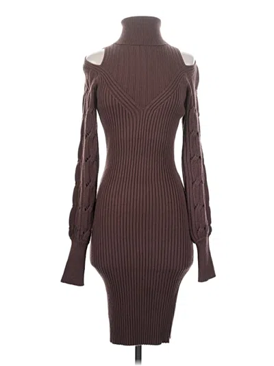 Pre-owned Express Cocktail Dress In Brown
