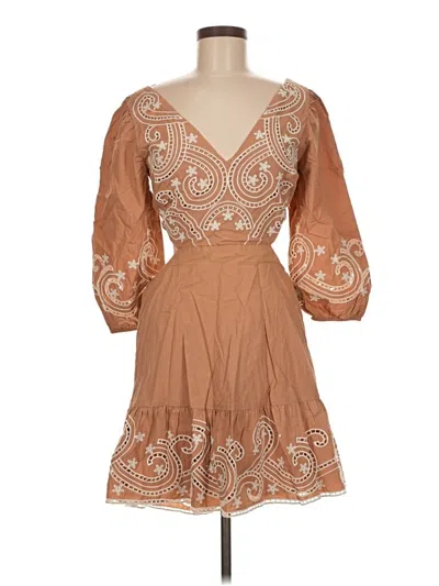 Pre-owned Express Cocktail Dress In Brown