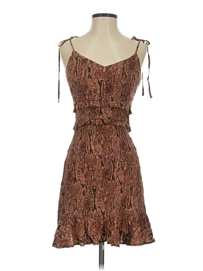 Pre-owned Express Cocktail Dress In Brown