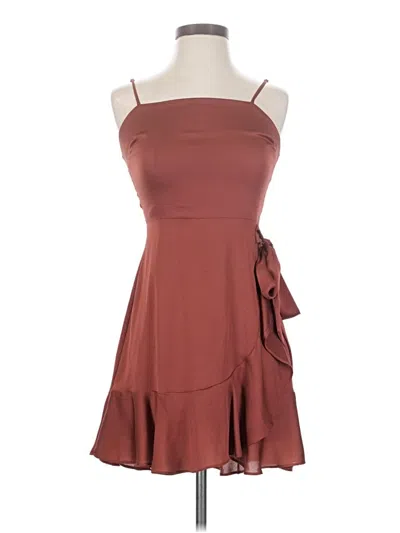 Pre-owned Express Cocktail Dress In Brown