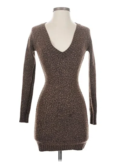 Pre-owned Express Cocktail Dress In Brown