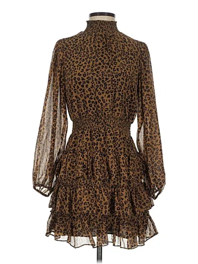 Pre-owned Express Cocktail Dress In Brown