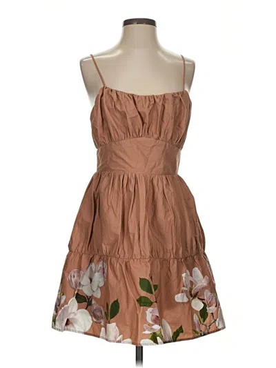 Pre-owned Express Cocktail Dress In Brown
