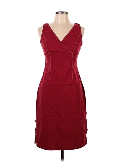 Pre-owned Express Cocktail Dress In Burgundy