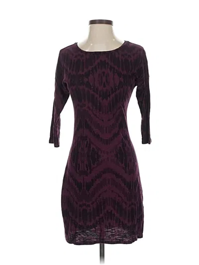 Pre-owned Express Cocktail Dress In Burgundy