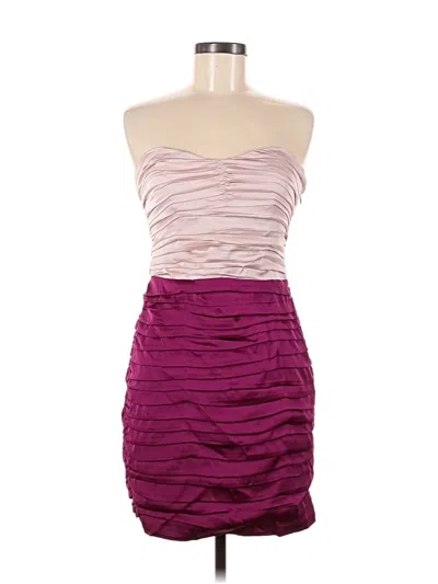 Pre-owned Express Cocktail Dress In Burgundy