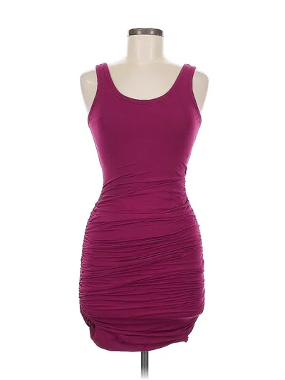 Pre-owned Express Cocktail Dress In Burgundy
