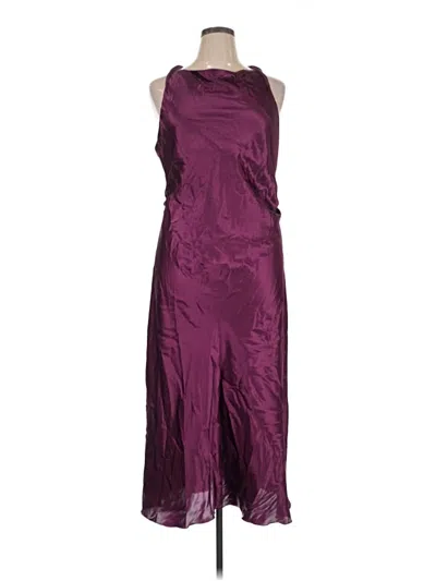 Pre-owned Express Cocktail Dress In Burgundy