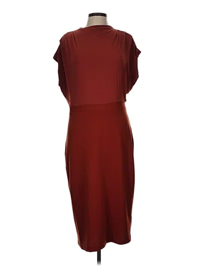 Pre-owned Express Cocktail Dress In Burgundy