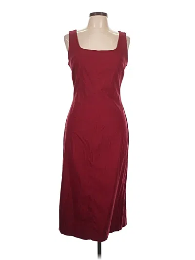 Pre-owned Express Cocktail Dress In Burgundy