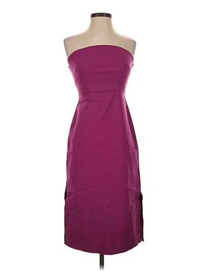 Pre-owned Express Cocktail Dress In Burgundy