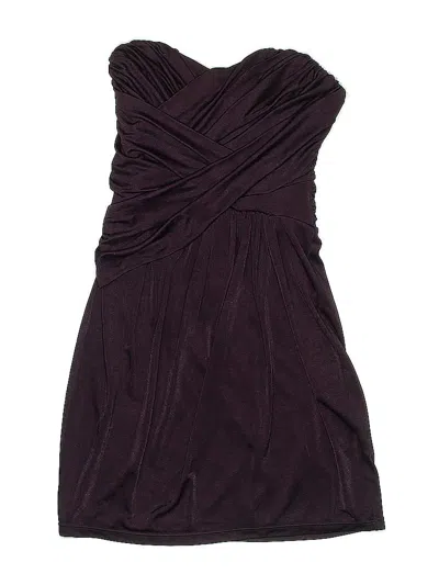 Pre-owned Express Cocktail Dress In Burgundy