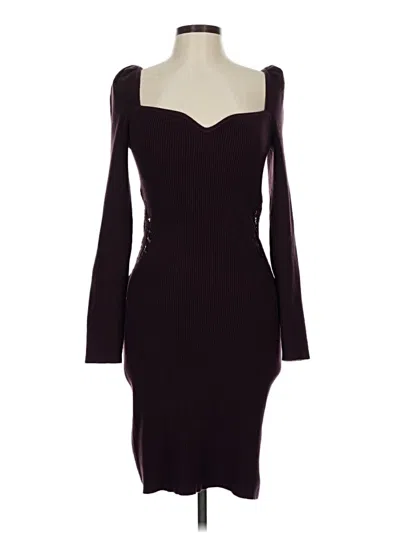 Pre-owned Express Cocktail Dress In Burgundy