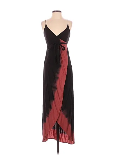 Pre-owned Express Cocktail Dress In Burgundy