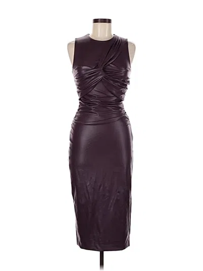 Express Cocktail Dress In Burgundy