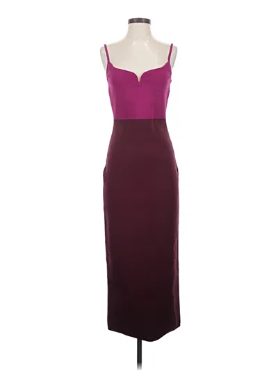 Pre-owned Express Cocktail Dress In Burgundy