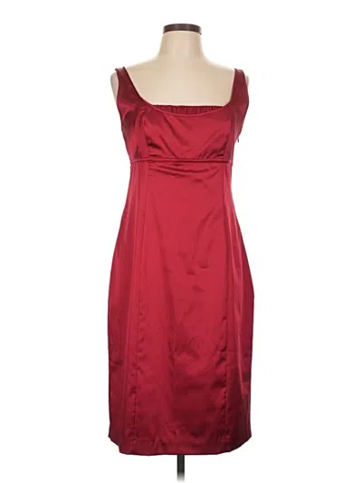 Pre-owned Express Cocktail Dress In Burgundy
