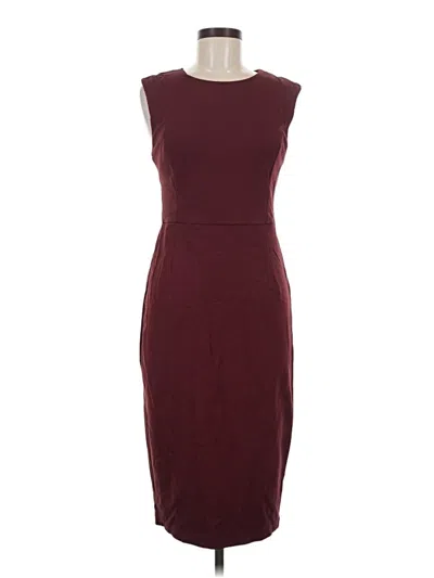 Pre-owned Express Cocktail Dress In Burgundy