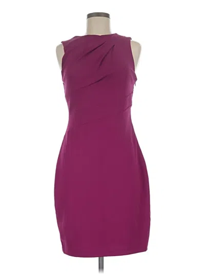 Pre-owned Express Cocktail Dress In Burgundy