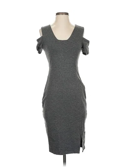 Pre-owned Express Cocktail Dress In Gray