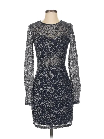 Pre-owned Express Cocktail Dress In Gray