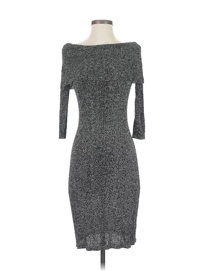 Pre-owned Express Cocktail Dress In Gray