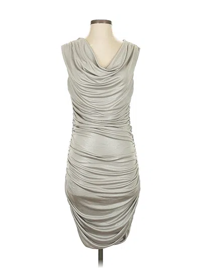 Pre-owned Express Cocktail Dress In Gray