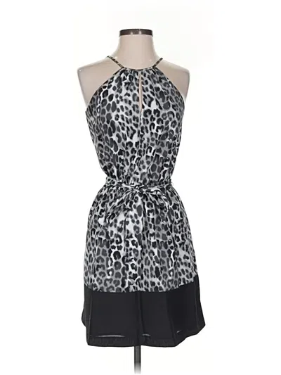 Pre-owned Express Cocktail Dress In Gray
