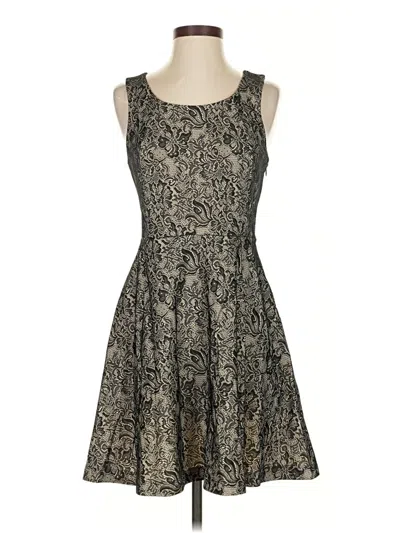 Pre-owned Express Cocktail Dress In Gray
