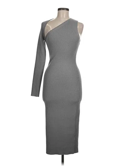 Pre-owned Express Cocktail Dress In Gray
