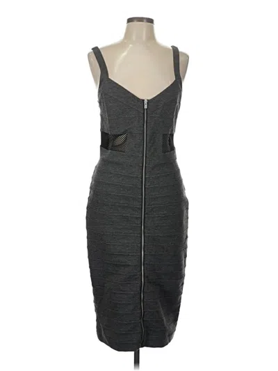 Pre-owned Express Cocktail Dress In Gray