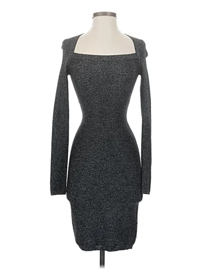 Pre-owned Express Cocktail Dress In Gray