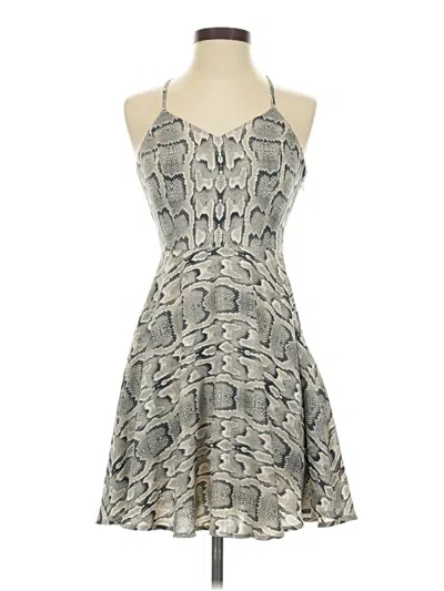 Pre-owned Express Cocktail Dress In Gray