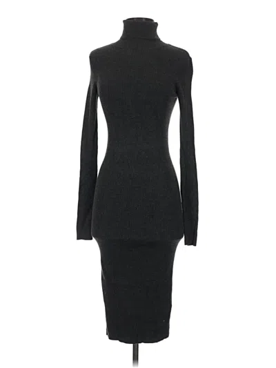 Pre-owned Express Cocktail Dress In Gray
