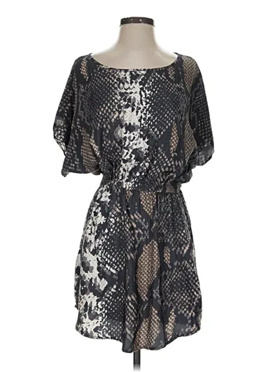 Pre-owned Express Cocktail Dress In Gray