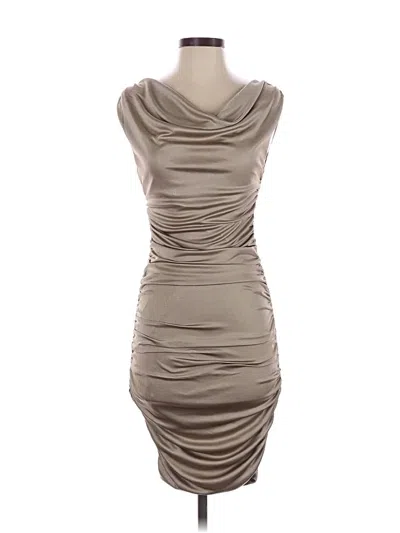 Pre-owned Express Cocktail Dress In Gray
