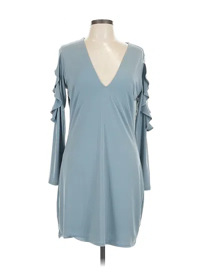 Pre-owned Express Cocktail Dress In Gray