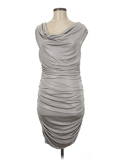 Pre-owned Express Cocktail Dress In Gray