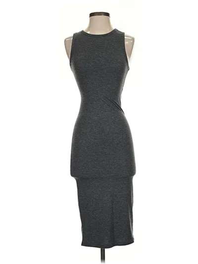 Pre-owned Express Cocktail Dress In Gray
