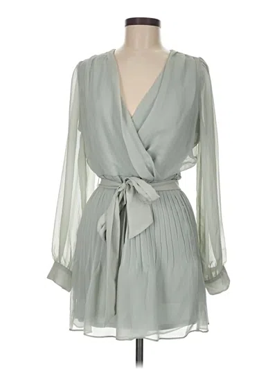Pre-owned Express Cocktail Dress In Gray