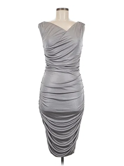Pre-owned Express Cocktail Dress In Gray