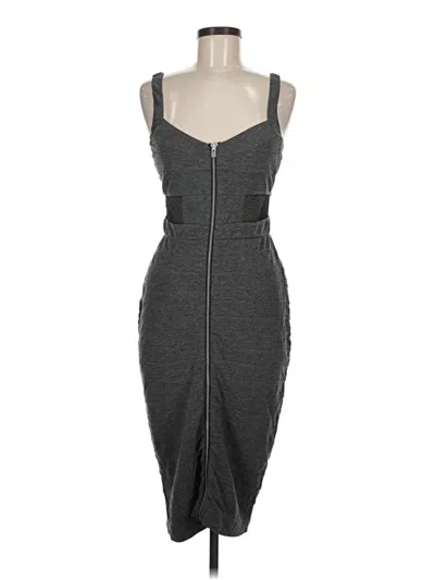 Pre-owned Express Cocktail Dress In Gray